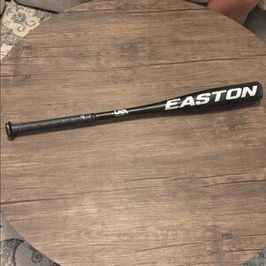 Easton Black Baseball Bat with White Logo
